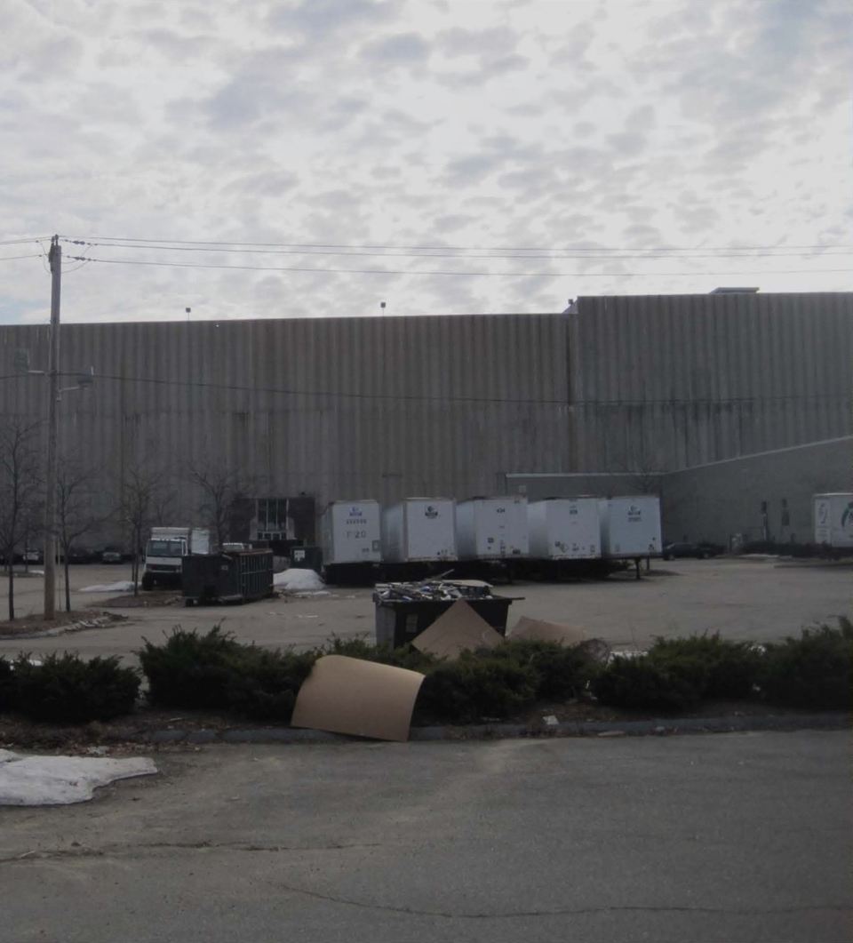The same Lowell site before redevelopment
